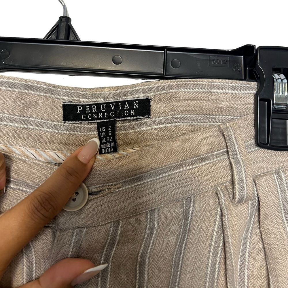 Peruvian Connection Prescott Beige Pinstripe High… - image 7